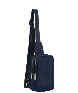 Fashion Nylon Sling Backpack GLMA-0098 NAVY